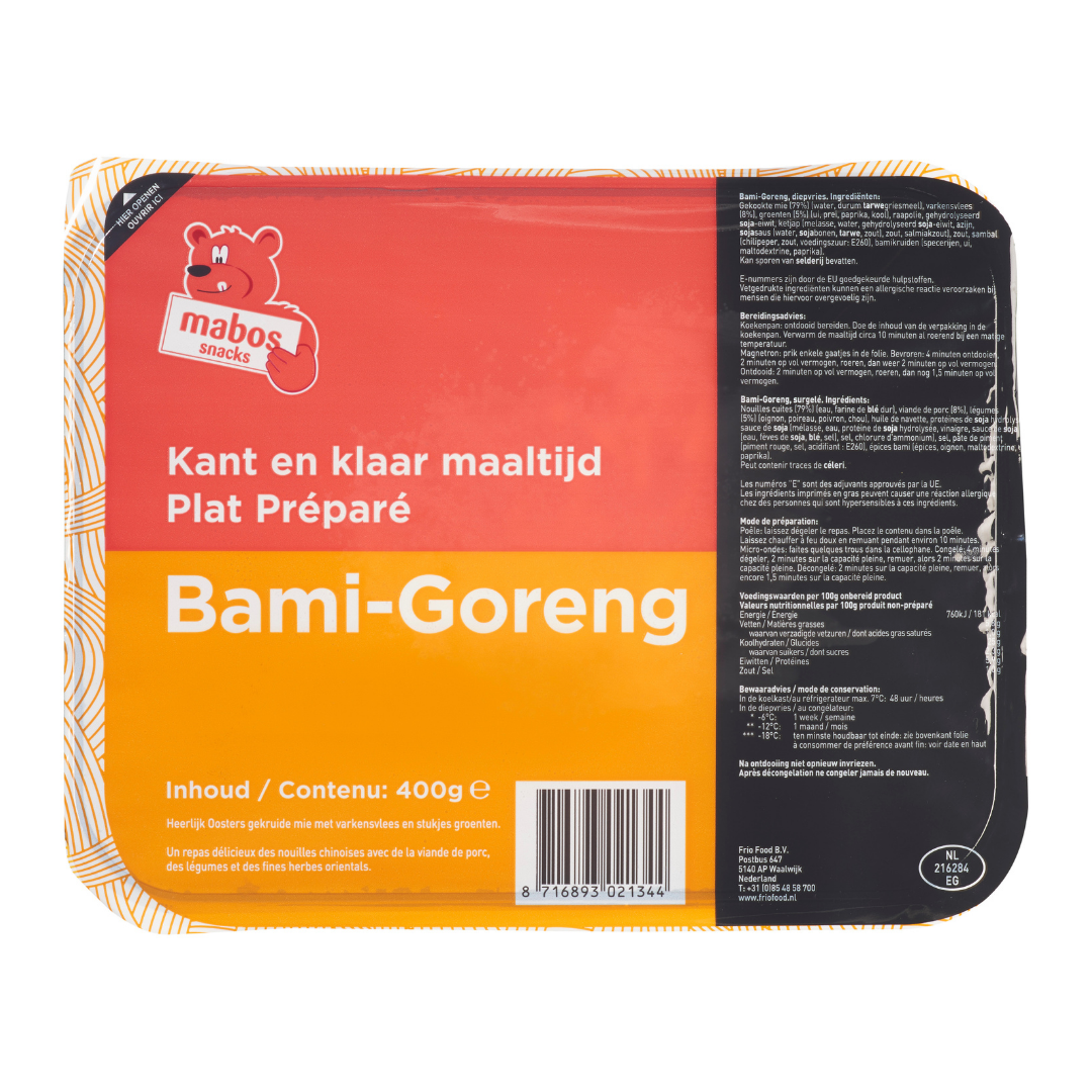 Bami Goreng maaltijd – 400 GR