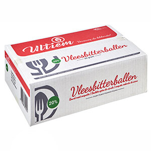 Vleesbitterballen 20% – 100×20 GR