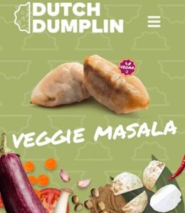 Dumpling Veggie Masala - 6 Stuks