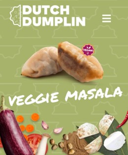 Dumpling Veggie Masala – 6 Stuks