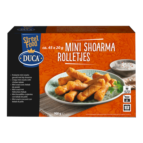 Mini Shoarma Rolletjes -45 Stuks