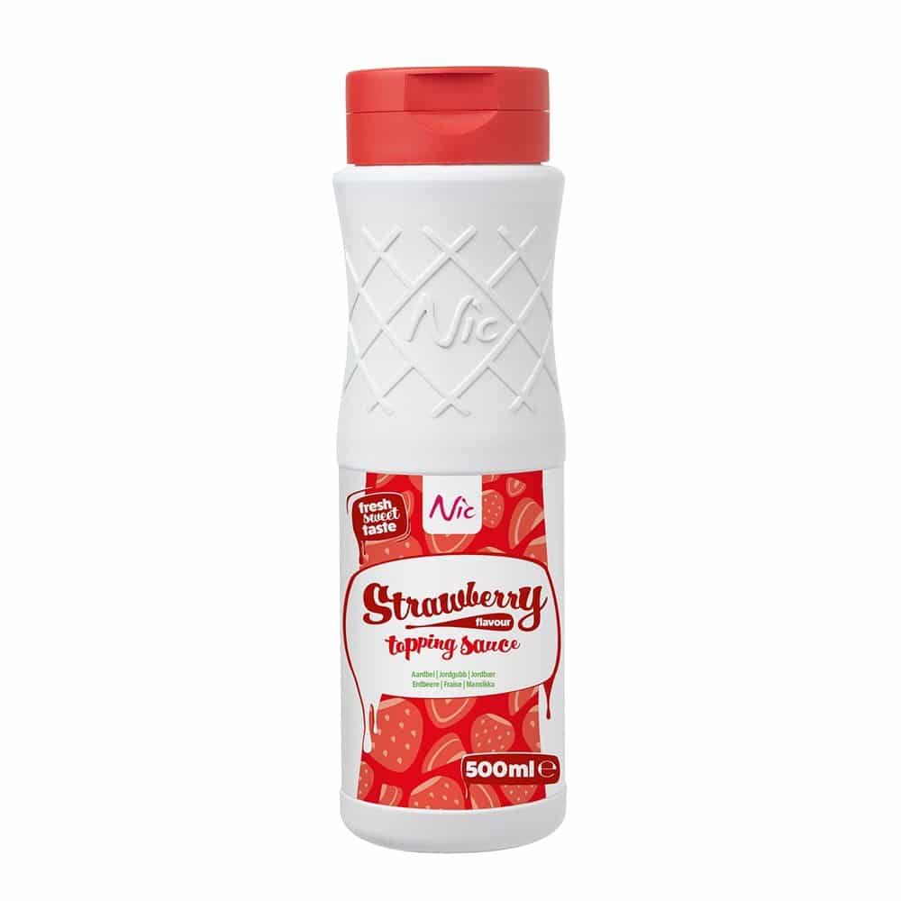 Topping Aardbeien – 500 ML