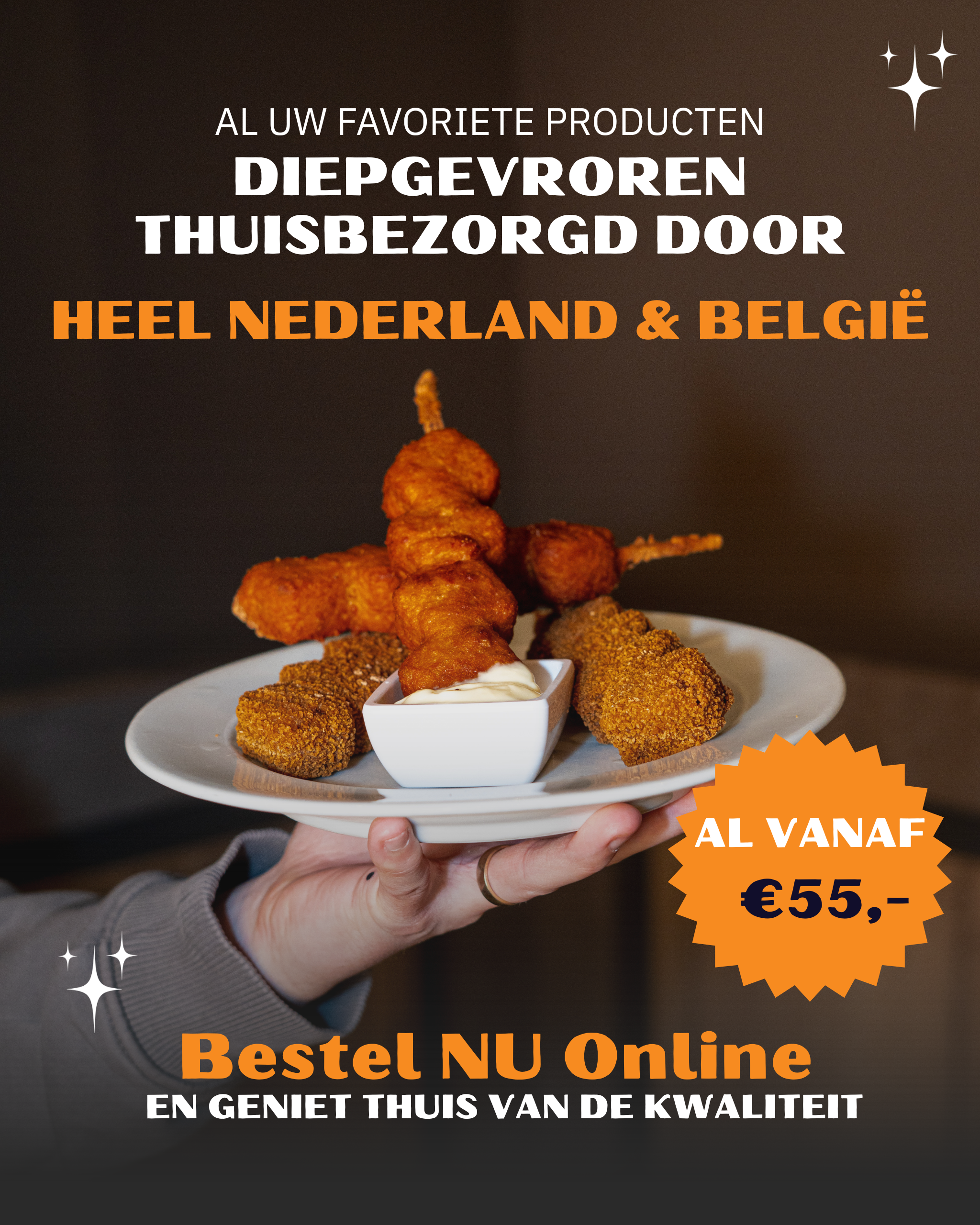 Thuisbezorgd door heel Nederland & België